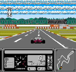 Formula 1 Sensation (NES)   © Palcom 1993    2/3