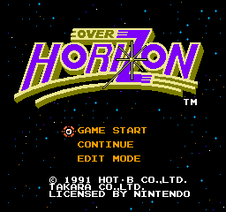 Over Horizon (NES)   © Takara 1991    1/3