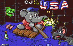 CJ In The USA (C64)   © Codemasters 1991    1/2