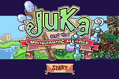 Juka And The Monophonic Menace (GBA)   © Zoo Games 2006    1/4