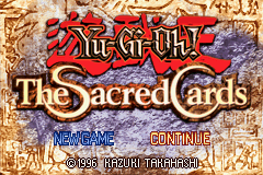 Yu-Gi-Oh! The Sacred Cards (GBA)   © Konami 2004    1/3