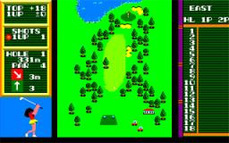 Hole In One (PC88) &nbsp; &copy; HAL Laboratory 1985 &nbsp;  3/3