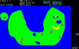 Golf Island (PC88)   © Technosoft     2/3