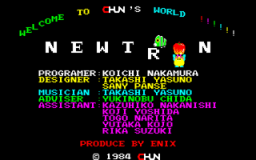 Newtron (PC88)   © Chunsoft 1984    1/3