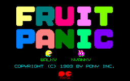 Fruit Panic (PC88) &nbsp; &copy; Pony Canyon 1983 &nbsp;  1/3