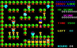 Crazy Land (PC88) &nbsp; &copy; Pax Softnica 1985 &nbsp;  3/3