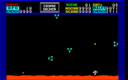 Cosmic Soldier (PC88)   © Enix 1983    2/3