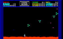 Cosmic Soldier (PC88)   © Enix 1983    3/3