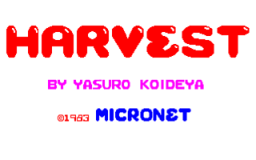 Harvest (PC88)   © Micronet 1983    1/3