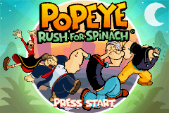 Popeye: Rush For Spinach (GBA)   © Namco 2005    1/3