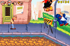 Popeye: Rush For Spinach (GBA)   © Namco 2005    2/3