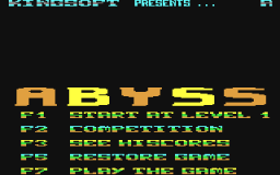 Abyss (C64)   © Kingsoft 1987    1/2