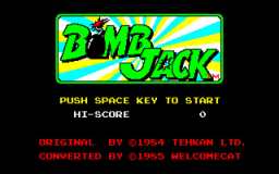 Bomb Jack (PC88)   © Softbank 1985    1/3