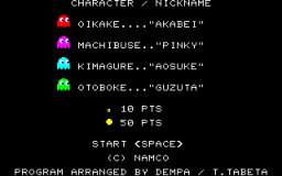 Pac-Man (PC88)   © Namco 1983    1/3