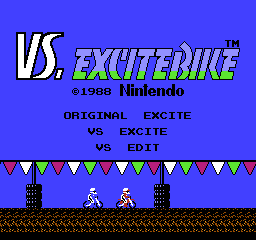 Vs. Excitebike (FDS) &nbsp; &copy; Nintendo 1988 &nbsp;  1/3