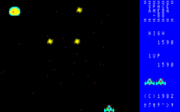 Space Amoeba (PC88)   © Tsukumo Denki 1982    3/3