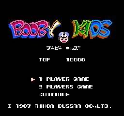 Booby Kids (NES)   © Nichibutsu 1987    1/3