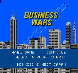 Business Wars (NES)   © Hect 1992    1/3