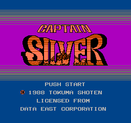 Captain Silver (NES)   © Tokuma Shoten 1988    1/3