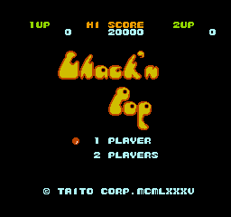 Chack'n Pop (NES)   © Taito 1985    1/3