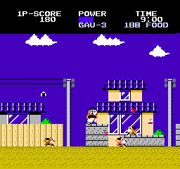 Obake No Q Tarou: Wanwan Panic (NES)   © Bandai 1985    3/3