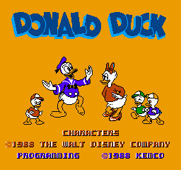 Donald Duck (NES)   © Kemco 1988    1/3