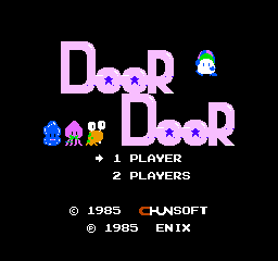 Door Door (NES)   © Enix 1985    1/3