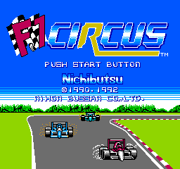 F1 Circus (NES)   © Nichibutsu 1992    1/3