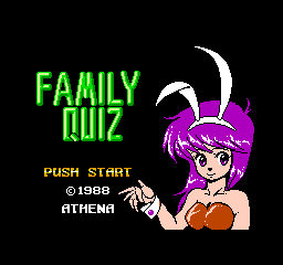 Family Quiz (NES)   © Athena 1988    1/3