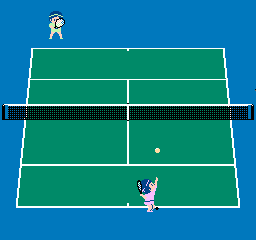 Family Tennis (NES)   © Namco 1987    2/3