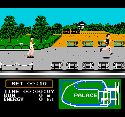 Family Trainer: Jogging Race (NES)   © Bandai 1987    2/2