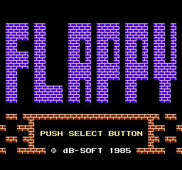 Flappy (NES)   © dB-Soft 1985    1/3