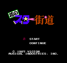 Hana No Star Kaidou (NES)   © Victor 1987    1/3