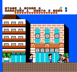 Hana No Star Kaidou (NES)   © Victor 1987    2/3