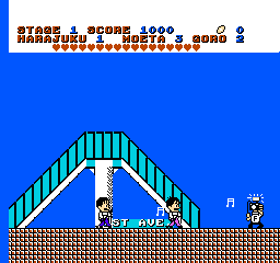 Hana No Star Kaidou (NES)   © Victor 1987    3/3