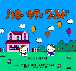 Hello Kitty World (NES)   © Character Soft 1992    1/3