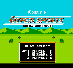 Hyper Sports (NES)   © Konami 1985    1/3
