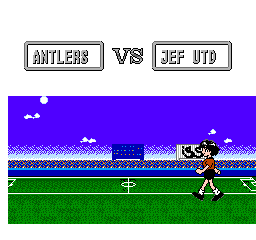 J-League Fighting Soccer: The King Of Ace Strikers (NES)   © IGS Corp. 1993    2/3