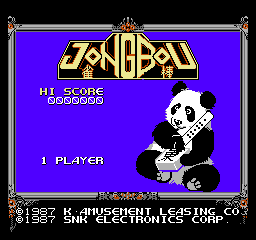 Jongbou (NES)   © K Amusement Leasing 1987    1/2