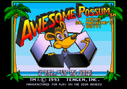 Awesome Possum (SMD)   © Tengen 1993    1/2