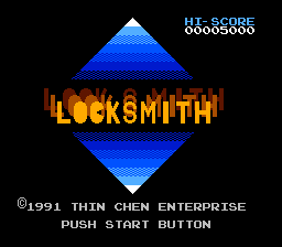 Locksmith (NES)   © Sachen 1991    1/2