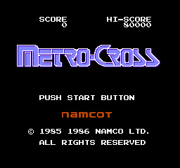 Metro-Cross (NES)   © Namco 1986    1/3