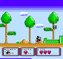 Mickey Mouse III: Yume Fuusen (NES)   © Kemco 1992    2/3