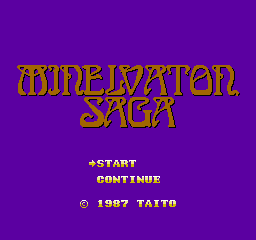 Minelvaton Saga: Ragon No Fukkatsu (NES)   © Taito 1987    1/3