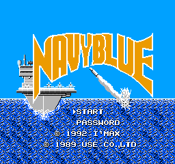 Navy Blue (NES)   © I'Max 1992    1/3