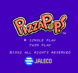 Pizza Pop! (NES)   © Jaleco 1992    1/3