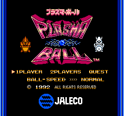 Plasma Ball (NES)   © Jaleco 1992    1/3