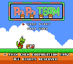 Popo Team (NES)   © Sachen 1992    1/3