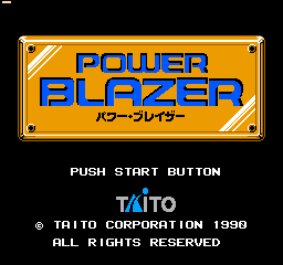 Power Blazer (NES)   © Taito 1990    1/3
