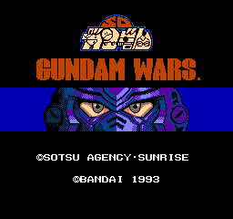 SD Gundam: Gundam Wars (NES)   © Bandai 1993    1/2